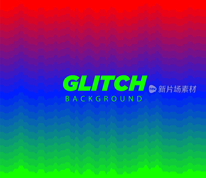纹理Glitch RGB背景电脑或电视屏幕